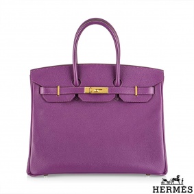 Hermés Birkin 35 Anemone Epsom GHW Hermés Birkin 35 Anemone Epsom GHW